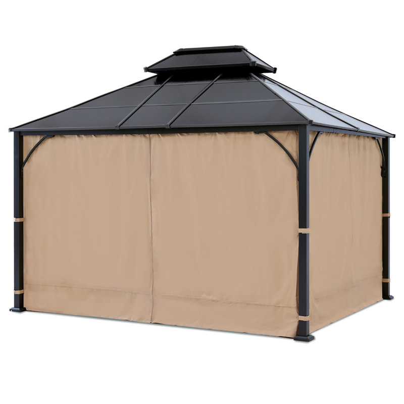ABCCANOPY The Polycarbonate Roof Gazebos Metal Patio Gazebo Wayfair